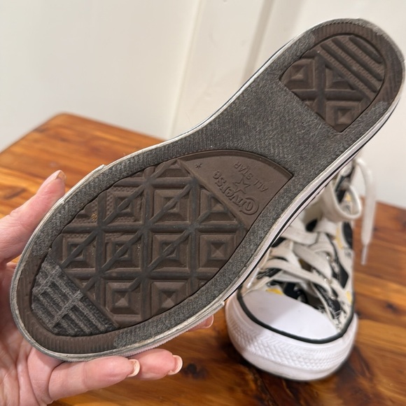 Converse Chuck Taylor All Star Hi Top Animal Print Gorilla Ape Banana Sneakers - Picture 6 of 8